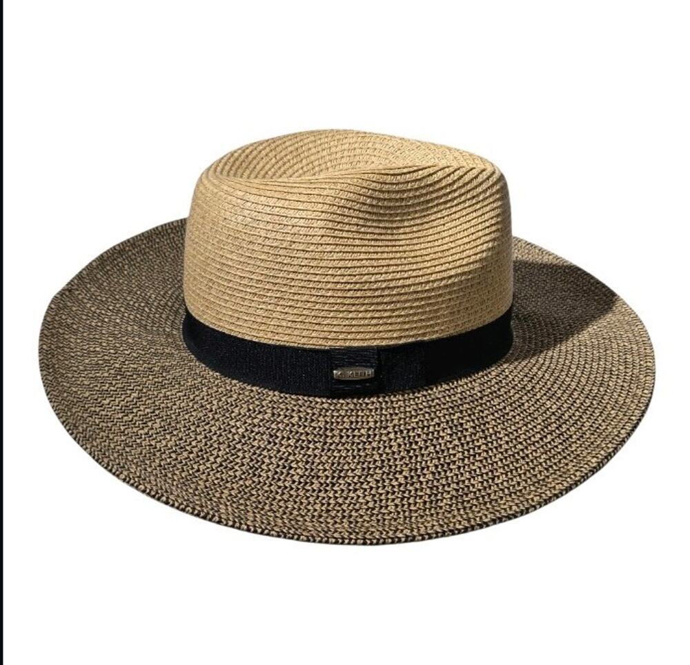 Karen Keith Braided Paper Straw Fedora